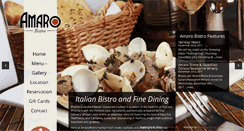 Desktop Screenshot of amarorestaurant.com